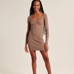 Abercrombie Elevated Knit Corset Mini Dress